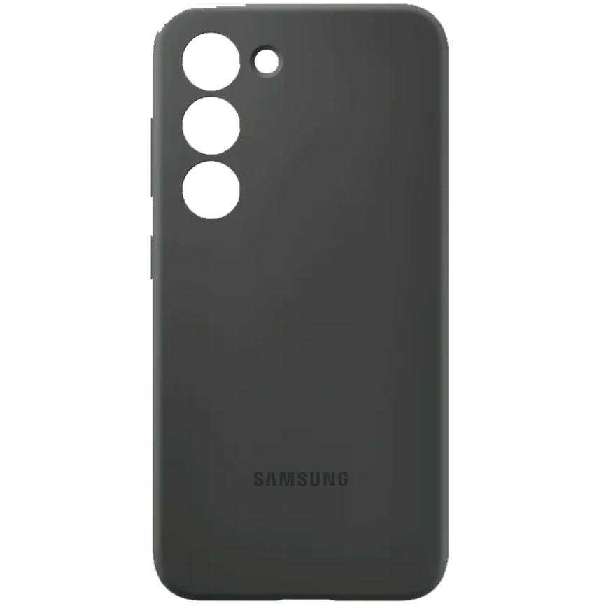 Чехол Samsung Silicone Case для Galaxy S23 Plus Khaki фото 1