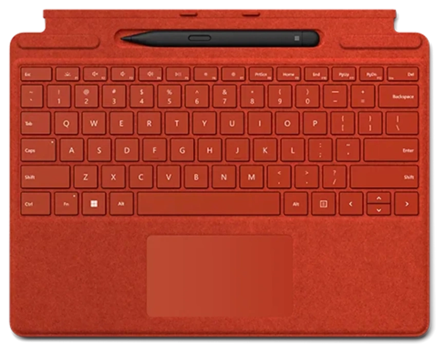 Клавиатура Microsoft Surface Pro Signature Keyboard + Slim Pen 2 Poppy Red фото 1