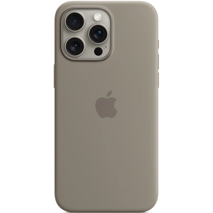 Силиконовый чехол Apple MagSafe для iPhone 15 Pro Max Clay фото 1
