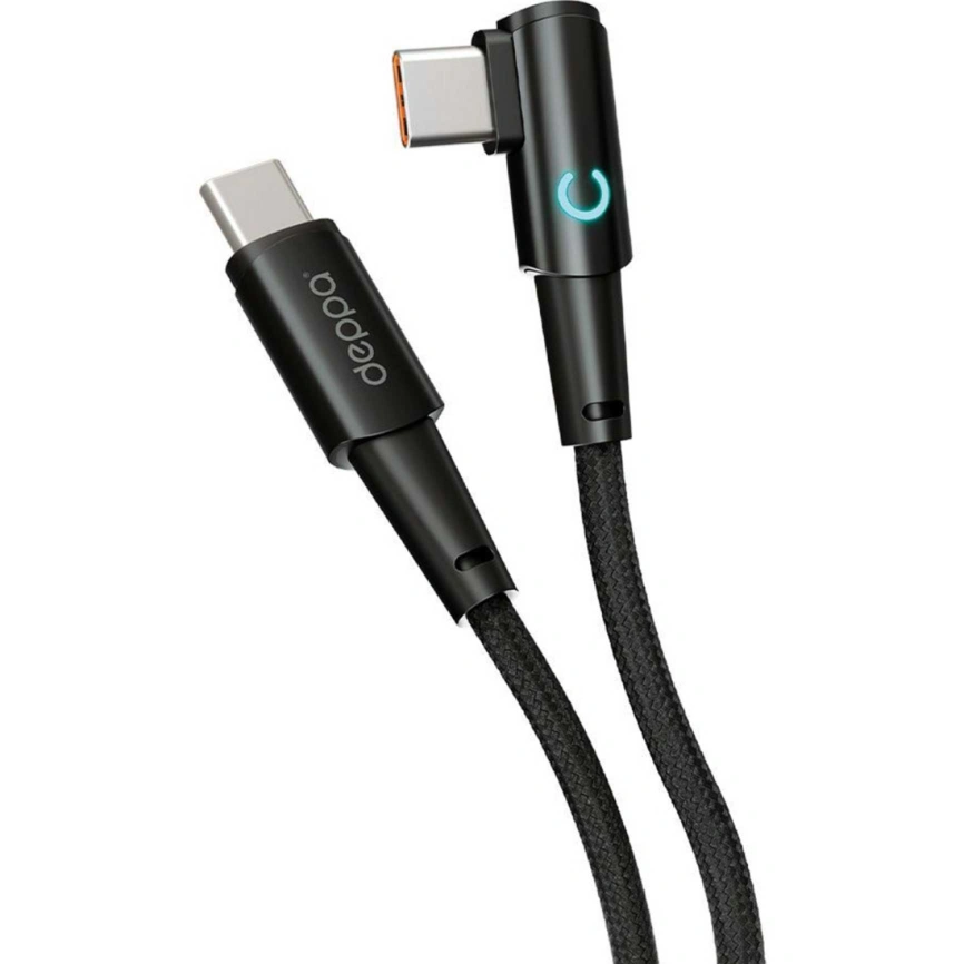 Кабель Deppa USB-C/USB-C 1,5m Black (72538) фото 1