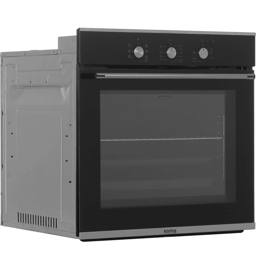 Электрический духовой шкаф Korting OKB 370 CMX Black/Stainless Steel фото 2