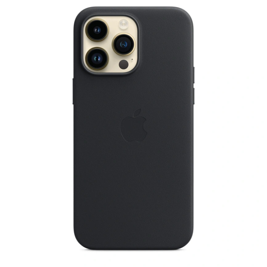 Кожаный чехол Apple MagSafe для iPhone 14 Pro Max Midnight фото 2