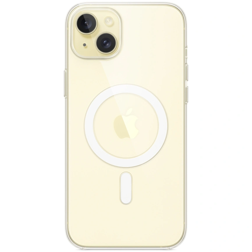 Силиконовый чехол Apple MagSafe для iPhone 15 Clear фото 5