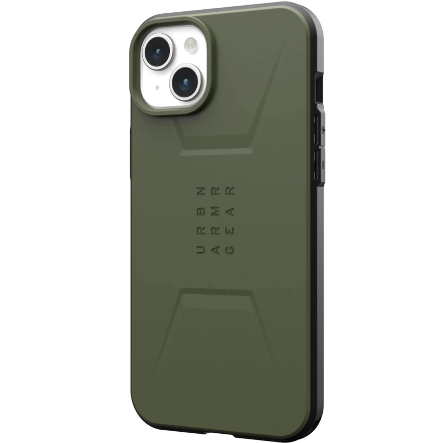 Чехол UAG с поддержкой MagSafe Civilian для iPhone 15 Plus Olive Drab (114306117272) фото 8