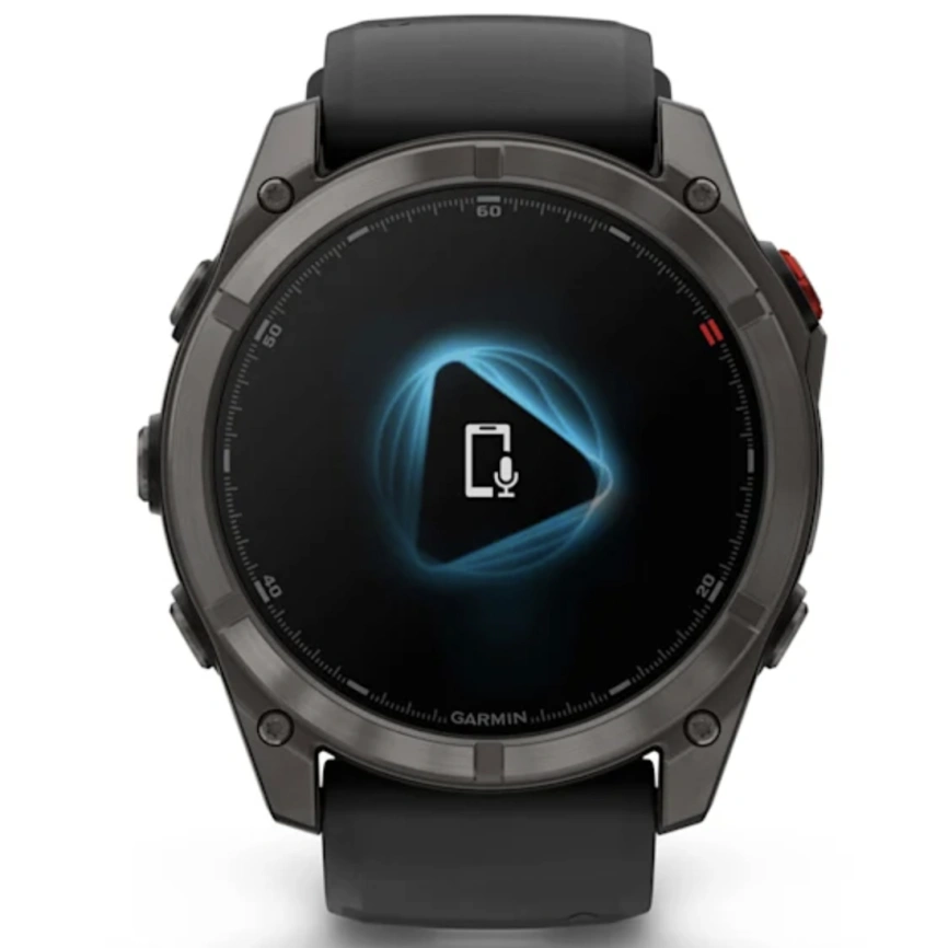 Смарт-часы Garmin Fenix 8 Pro 51mm Amoled Sapphire Lens Carbon Grey DLC Tinanium With Black/Pebble Gray (010-03199-01) фото 8