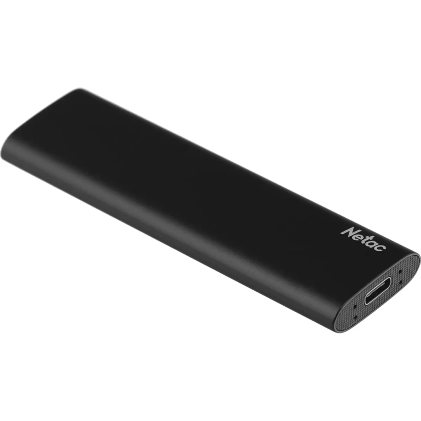 Внешний SSD накопитель Netac NT01ZSLIM-500G-32BK USB-C Black фото 4