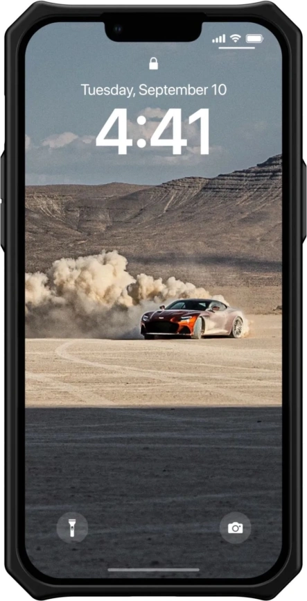 Чехол UAG Monarch для iPhone 14 Kevlar Black фото 6