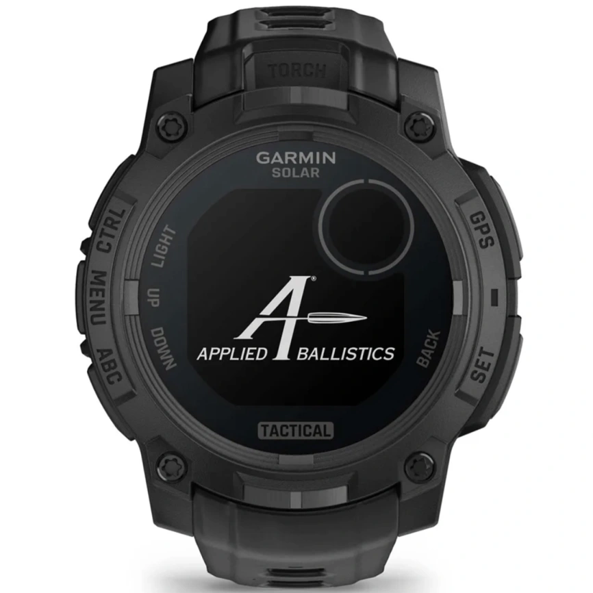Смарт-часы Garmin Instinct 3 45mm Solar Tactical Edition Black with Black Band (010-02934-50) фото 6