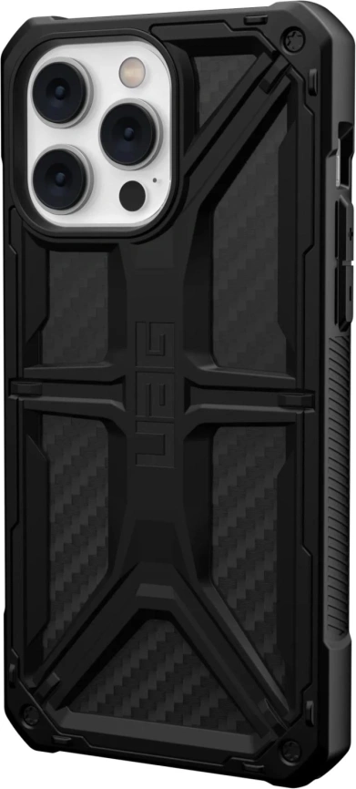 Чехол UAG Monarch для iPhone 14 Pro Carbon Fiber фото 6