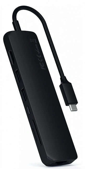 Хаб Satechi USB-C 7 в 1 (ST-UCSMA3K) Black фото 3