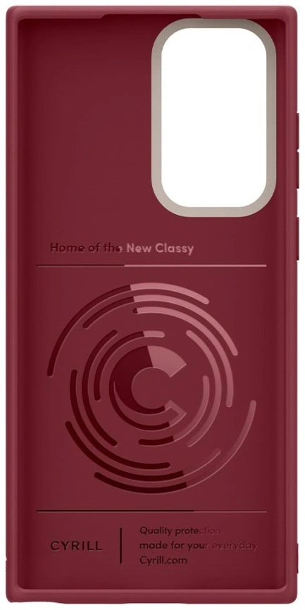 Чехол Spigen Cyrill Color Brick Galaxy S22 Ultra (ACS03933) Sangria фото 4