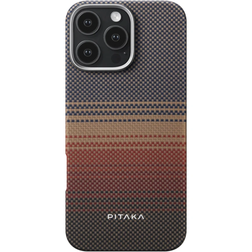 Чехол Pitaka Tactile Woven case для iPhone 16 Pro Max Sunset фото 1