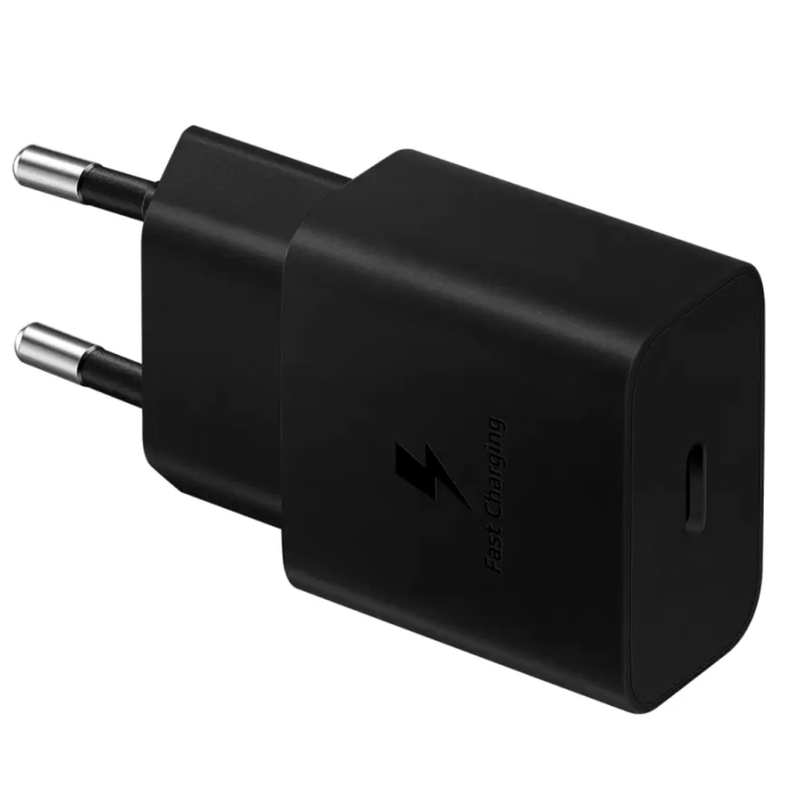 Сетевое зарядное устройство Samsung 15W USB-C EP-T1510 Black фото 1