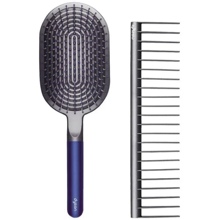 Комплект расчесок Dyson Hair Comb Set Prussian Blue/Nickel фото 1