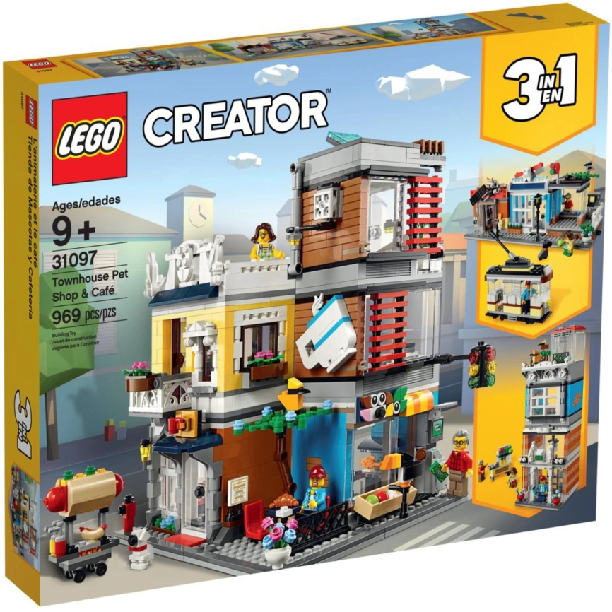 Конструктор LEGO Creator Townhouse Pet Shop and Cafe 31097 фото 2