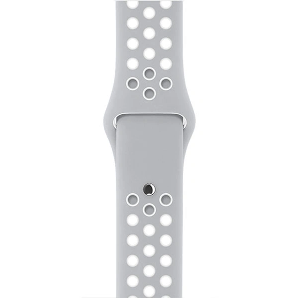 Ремешок Apple Nike Sport Band Light для Apple Watch 38/40/41mm MX8D2ZM/A Gray/White фото 1