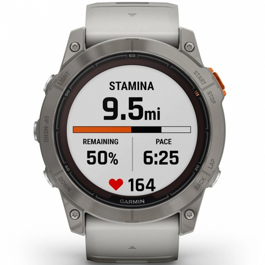 Умные часы Garmin Fenix 7X Pro Sapphire Solar Edition (010-02778-15) Gray/Ember Orange фото 7