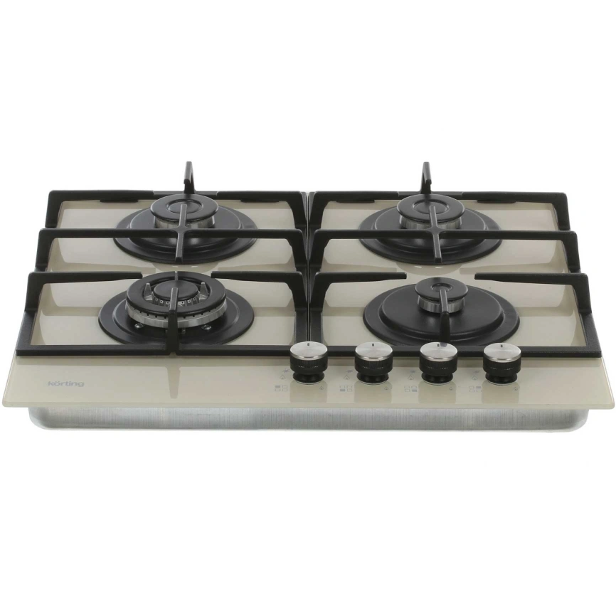 Газовая варочная панель Korting HGG 6722 CTB Beige фото 2