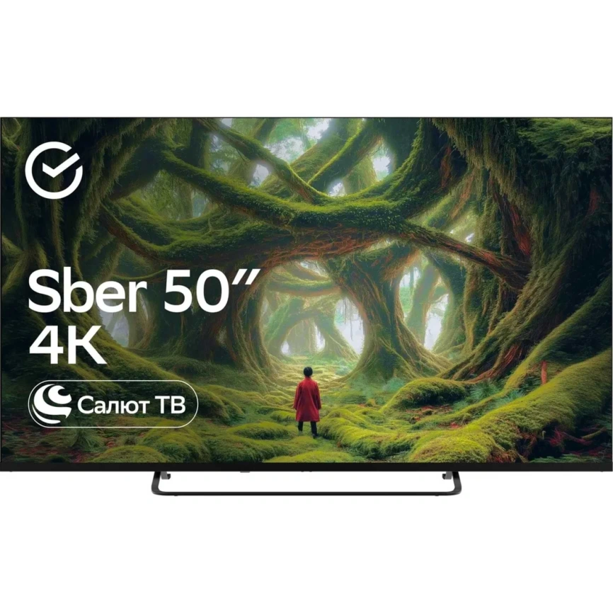 Телевизор Sber 50" LED 4K UHD Салют ТВ (SDX-50U4127) фото 1