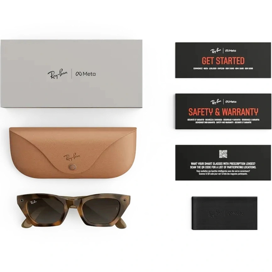 Умные очки Ray-Ban Zena (Gen 3) Havana Standard Gradient Brown фото 5