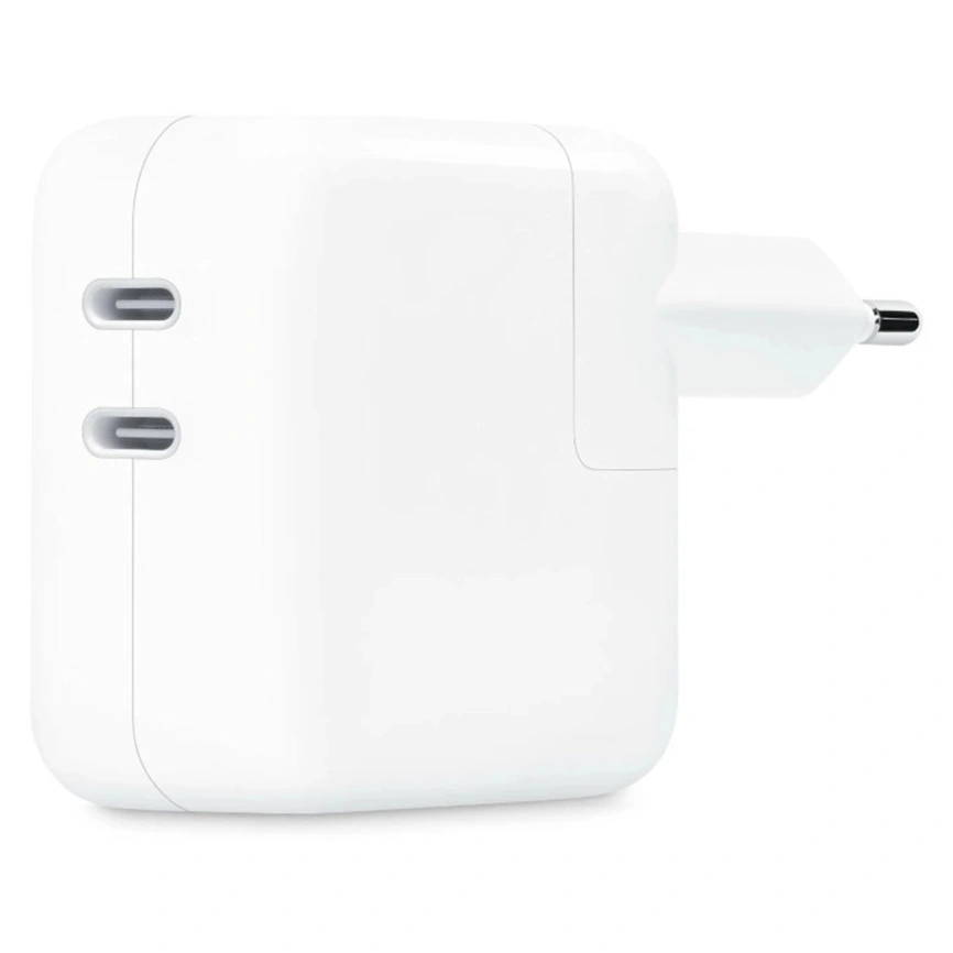 Сетевое зарядное устройство Apple 35W Dual USB-C MNWP3AM/A White фото 1