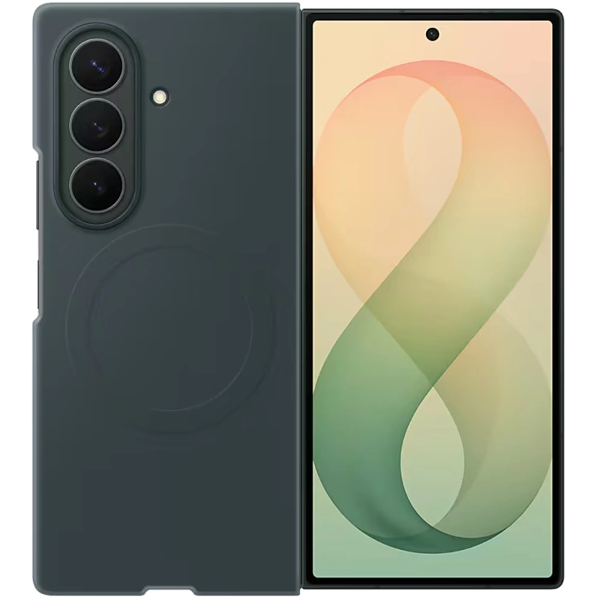 Чехол Samsung Silicone Magnet Case для Galaxy Z Fold8 Ultra Green фото 1