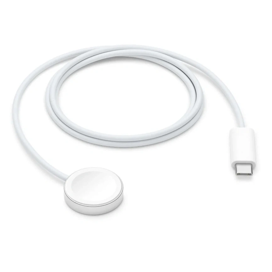 Кабель Apple Watch Magnetic Charger to USB-C 1m (MX2H2AM/A) White фото 1