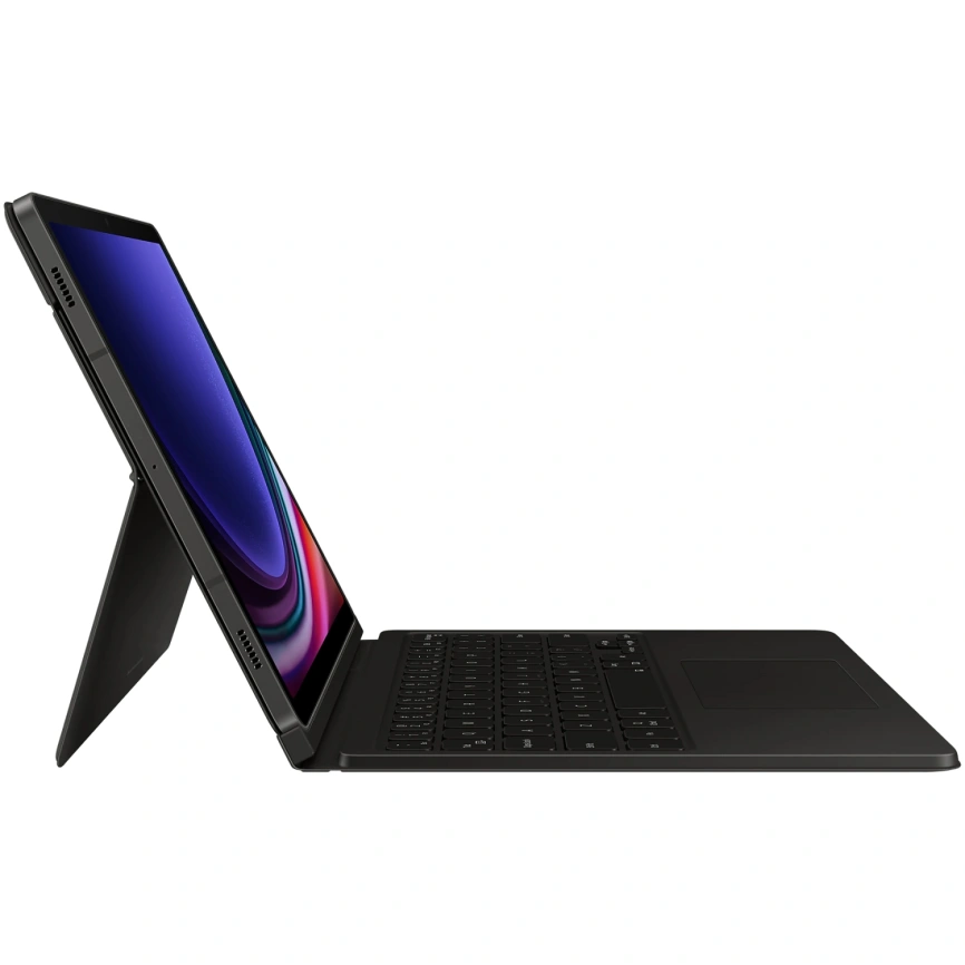 Чехол-клавиатура Samsung Book Cover Keyboard для Galaxy Tab S9/S9 FE Black (EF-DX715B) фото 1