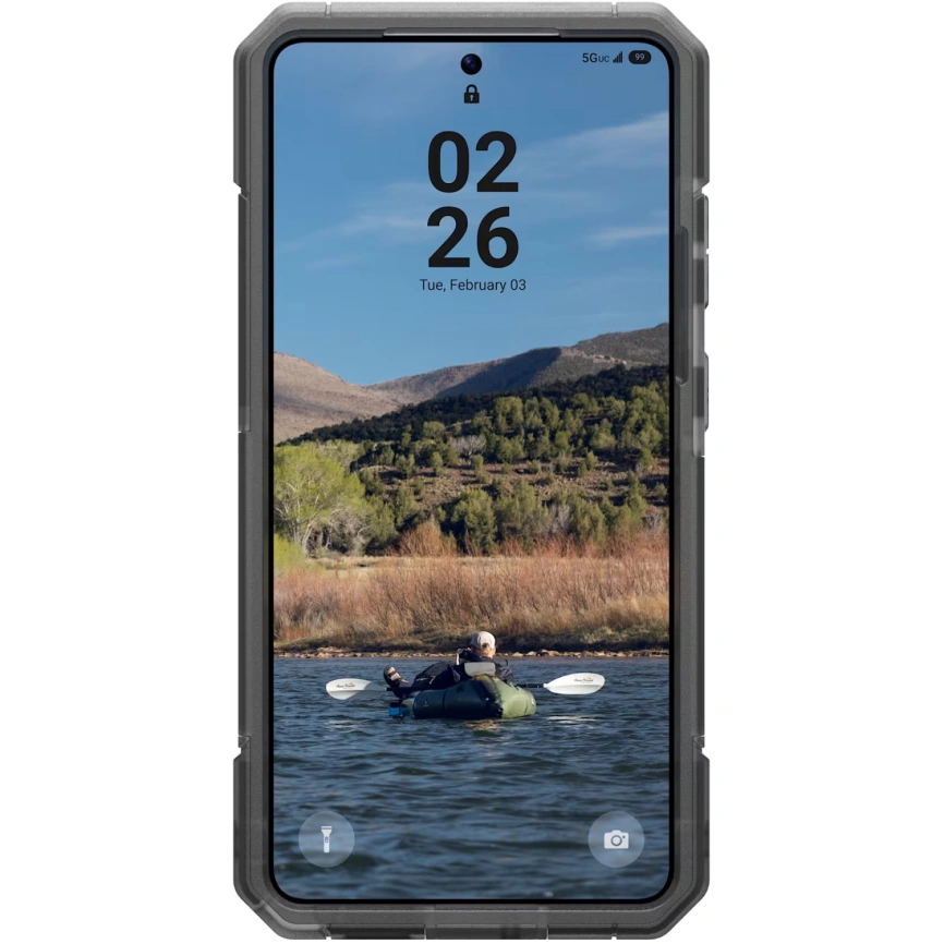 Чехол UAG Trooper Case with MagSafe для Samsung Galaxy S26 Ultra Clear/Ash (214516114G31) фото 3