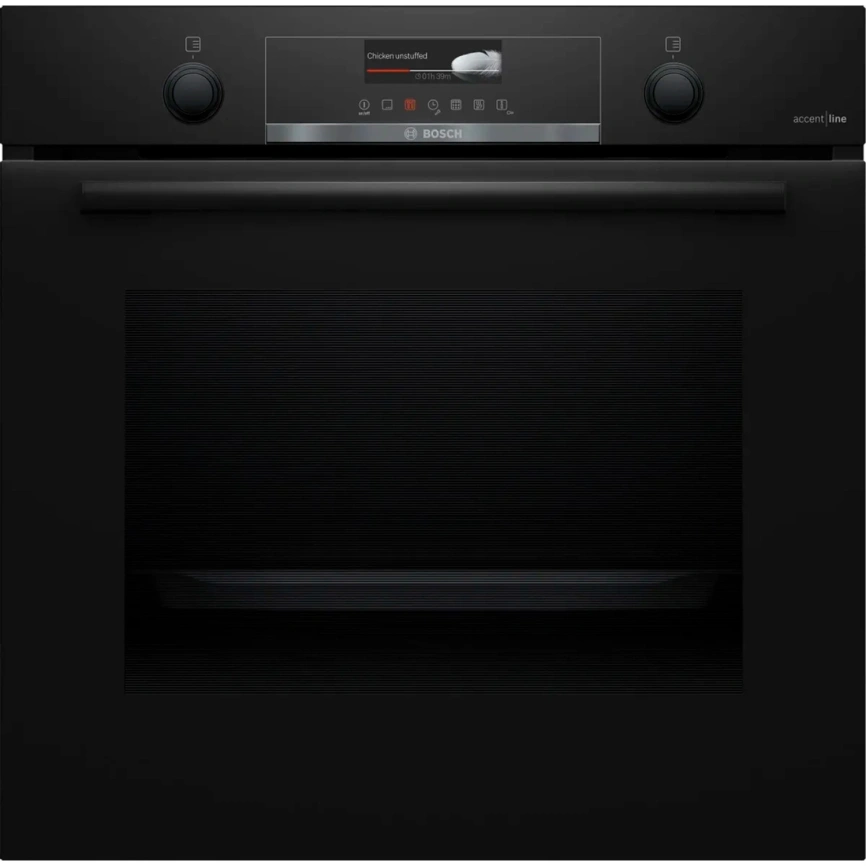 Электрический духовой шкаф Bosch Serie 6 HBG4795B1S Black фото 1