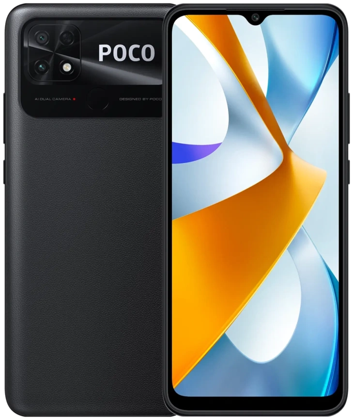 Смартфон XiaoMi Poco C40 4/64Gb (NFC) Power Black Global Version фото 1