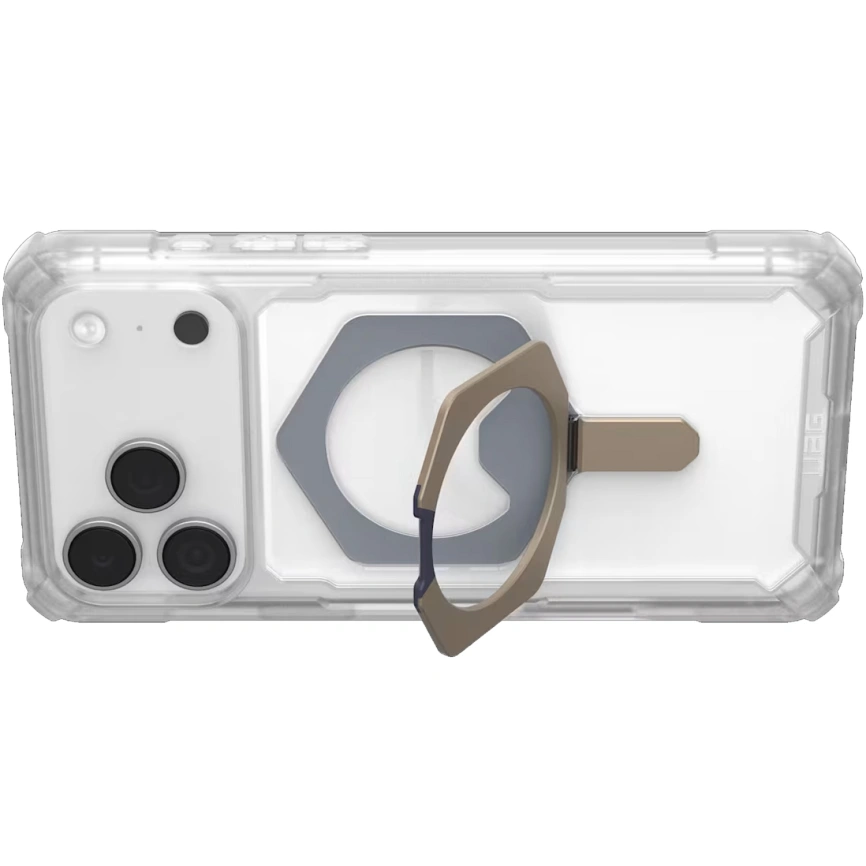 Чехол UAG MagSafe Plasma XTE Case для iPhone 17 Pro Max Clear/Titanium (114528114G36) фото 4