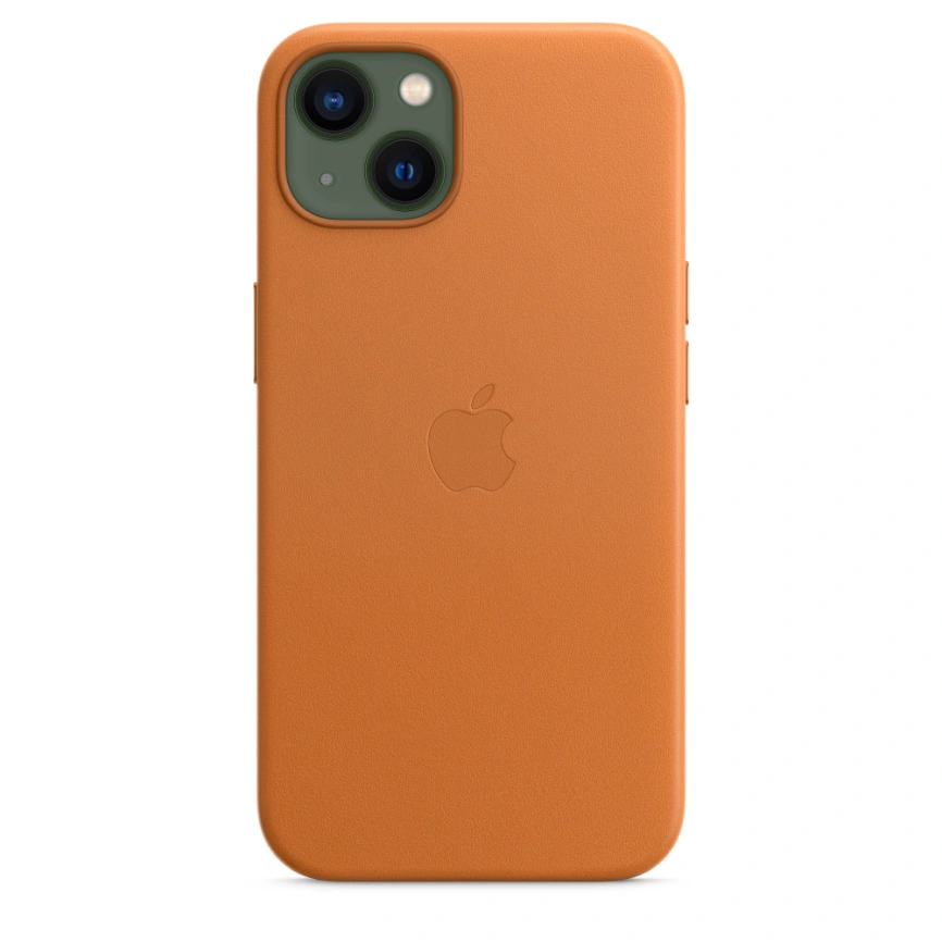 Кожаный чехол Apple MagSafe для iPhone 13 Golden Ocher фото 7
