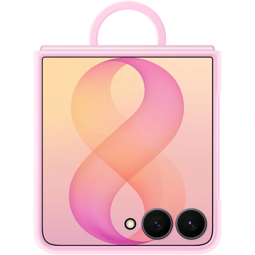 Чехол Samsung Silicone Ring Magnet для Galaxy Z Flip8 Pink фото 1
