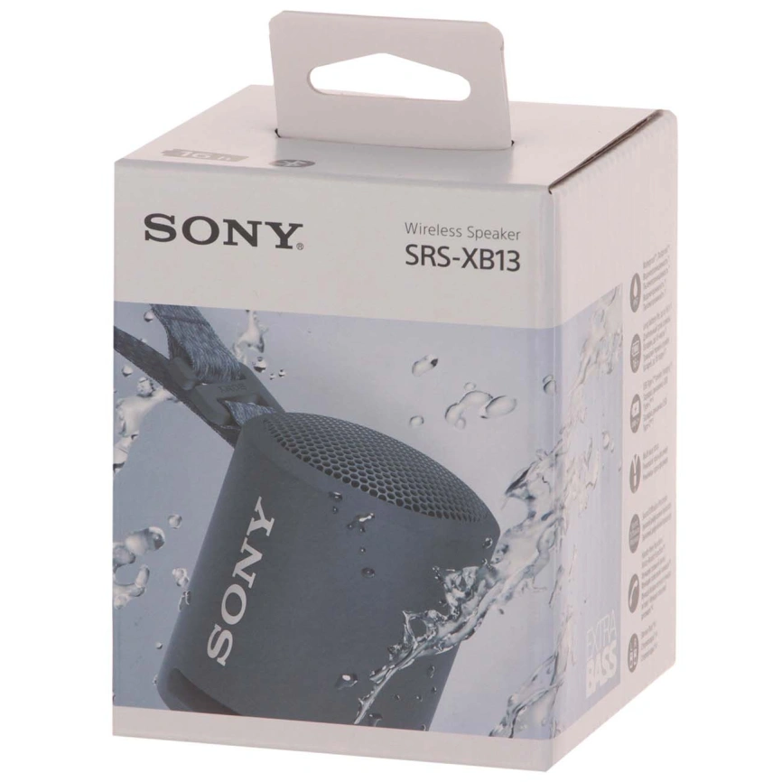 Портативная акустика Sony SRS-XB13/L Blue фото 5