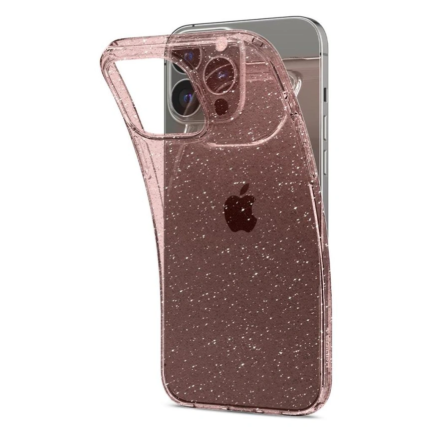 Чехол Spigen Liquid Crystal для iPhone 13 Pro (ACS03256) Glitter Rose фото 7