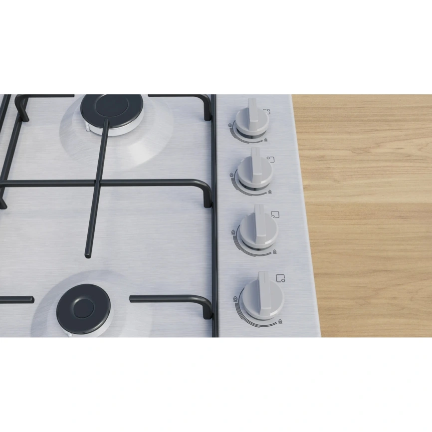 Газовая варочная панель Bosch Serie 2 PBP6C5K80O Stainless Steel фото 4