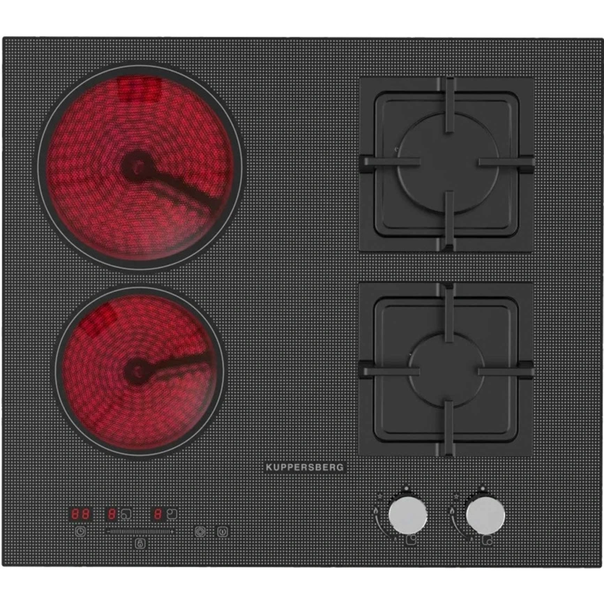 Комбинированная варочная панель Kuppersberg EGS 600 Black фото 5