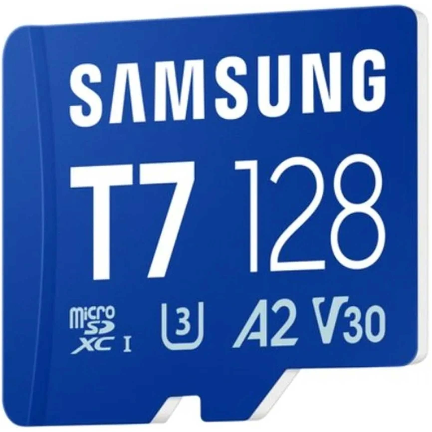 Карта памяти Samsung Micro SecureDigital 128Gb SDXC Samsung T7 class10 UHS-I U3 (MB-MB128T) фото 3