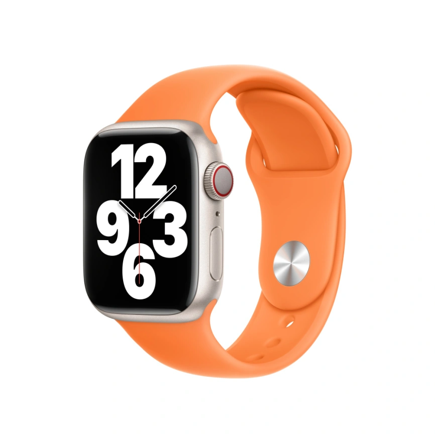 Ремешок Apple Watch 41mm Bright Orange Sport Band S/M фото 1