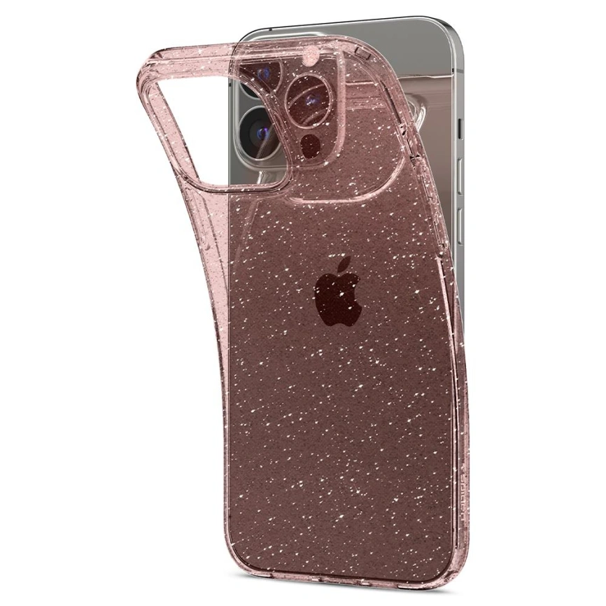 Чехол Spigen Liquid Crystal для iPhone 13 Pro Max (ACS03199) Glitter Rose фото 1