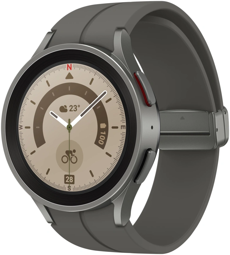 Смарт-часы Samsung Galaxy Watch5 Pro 45 mm SM-R920 Gray Titanium фото 1