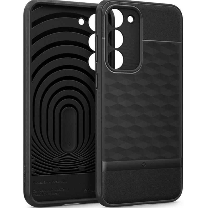 Чехол Spigen Caseology для Galaxy S23 Plus (ACS05703) Matte Black фото 8