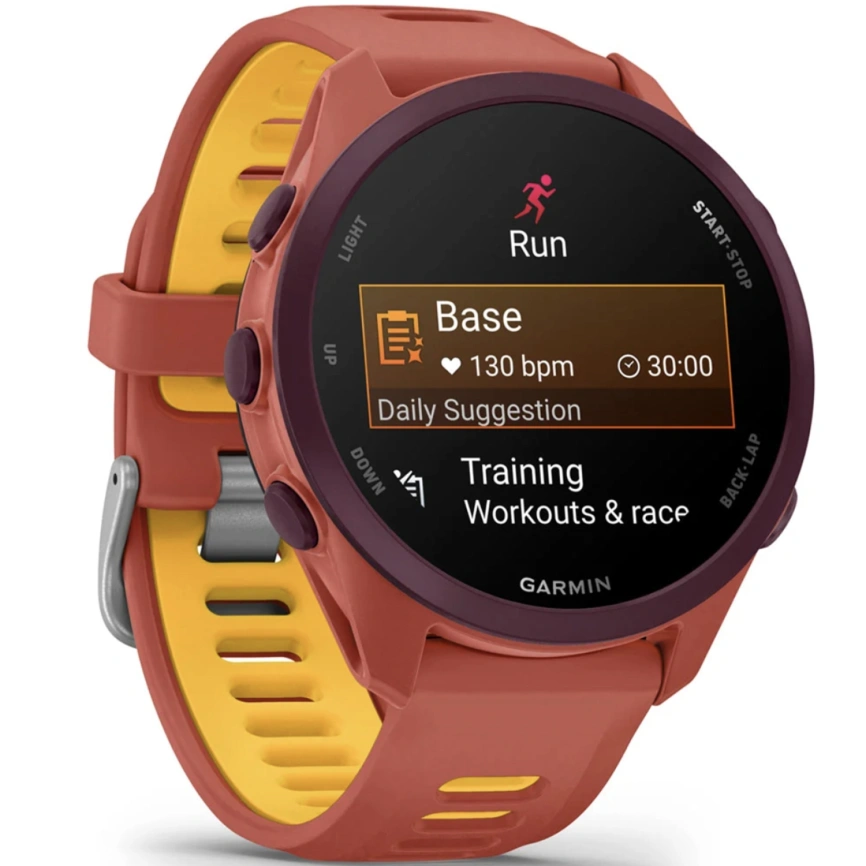 Смарт-часы Garmin Forerunner 170 Music (010-03920-13) Red Pink/Mango фото 2