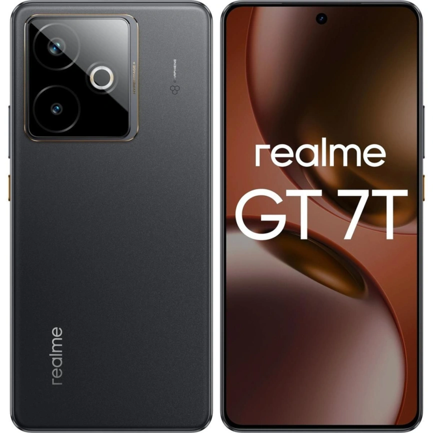 Смартфон Realme GT7T 12/512Gb Obsidian Black фото 6