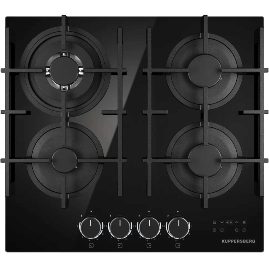 Газовая варочная панель Kuppersberg FG 68 B Black фото 1