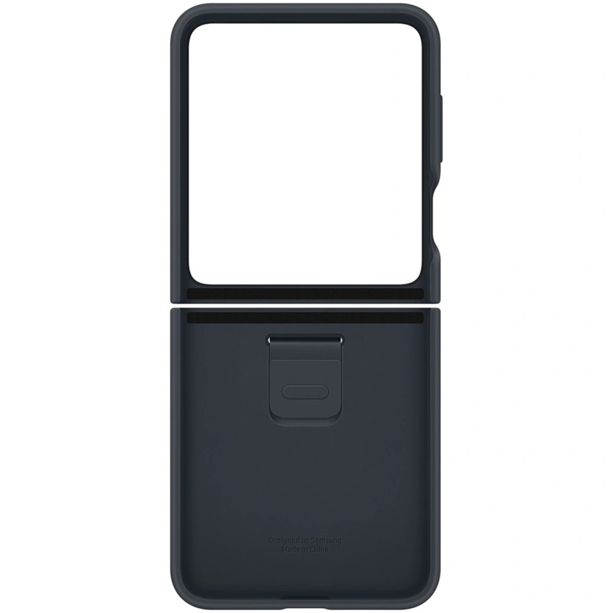 Чехол Samsung Series для Galaxy Z Flip 5 Silicone Case with Ring Indigo фото 5