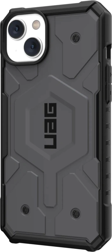Чехол UAG Pathfinder For MagSafe для iPhone 14 Silver фото 4