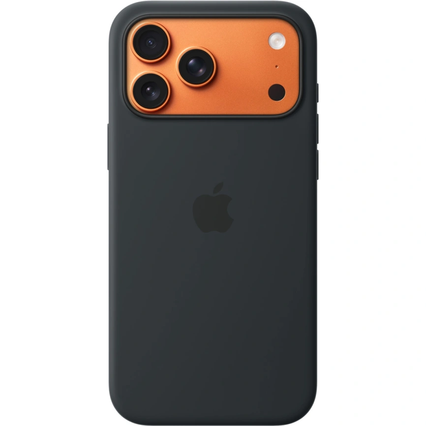 Чехол Apple Silicone Case with MagSafe для iPhone 17 Pro Black фото 3
