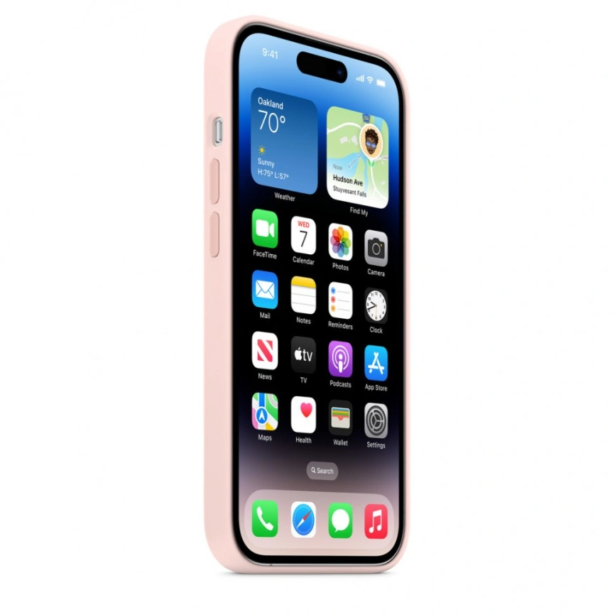 Силиконовый чехол MItrifON для iPhone 14 Pro Max Protect Matte Case Chalc Pink фото 3